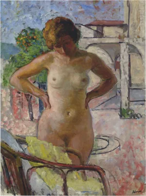Nude in Provence by Henri Lebasque Oil Painting