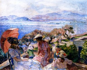 On the Terrace Facing the Sea, Sainte-Maxime