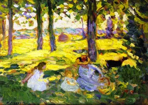 Partie de Campagne by Henri Lebasque - Oil Painting Reproduction