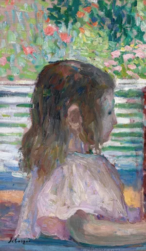 Petite Tete De Profil by Henri Lebasque Oil Painting