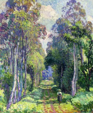 Pierrefonds, a Walk in the Forest painting by Henri Lebasque