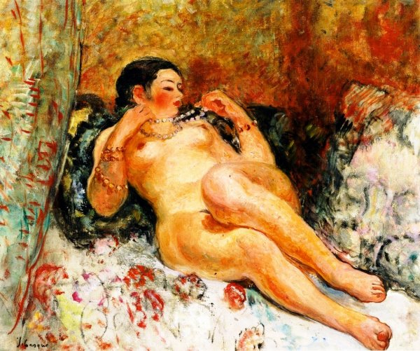 Main Product Photo of Reclining Nude 5 Painting by Henri Lebasque