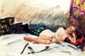 Reclining Nude 7 by Henri Lebasque Oil Painting