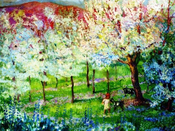 Main Product Photo of Spring Landscape Painting by Henri Lebasque