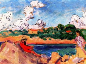 Summer Landscape by Henri Lebasque Oil Painting