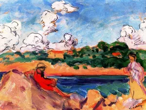 Summer Landscape by Henri Lebasque Oil Painting