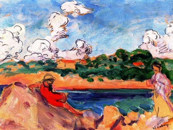 Summer Landscape by Henri Lebasque - Hand-Painted Oil Painting Reproduction
