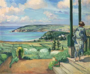 The Bay of Morgat Oil painting by Henri Lebasque