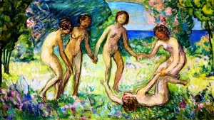The Dance by Henri Lebasque - Oil Painting Reproduction