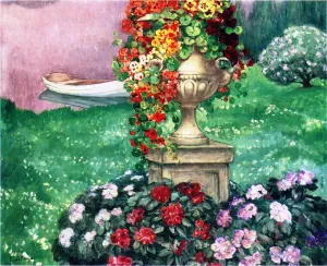 The Garden by Henri Lebasque Oil Painting