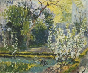The Garden in Spring by Henri Lebasque Oil Painting