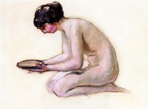 The Offering by Henri Lebasque Oil Painting