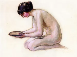 The Offering by Henri Lebasque Oil Painting