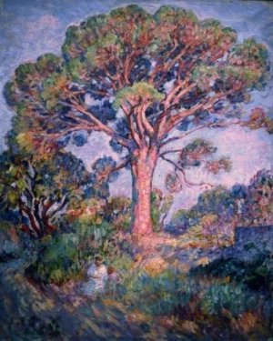 The Pine Tree by Henri Lebasque Oil Painting
