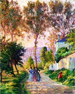 The Promenade by Henri Lebasque Oil Painting