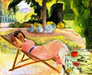 The Siesta by Henri Lebasque - Oil Painting Reproduction