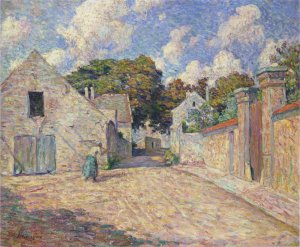 The Village Entrance by Henri Lebasque Oil Painting