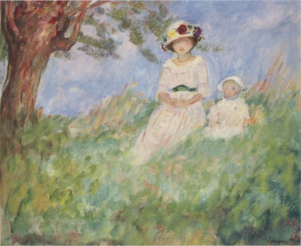 Main Product Photo of The Walk Painting by Henri Lebasque