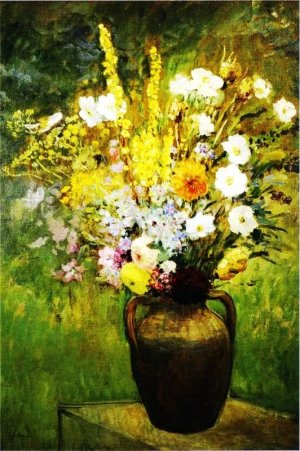 Vase of flowers by Henri Lebasque Oil Painting