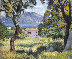 View at Esterel by Henri Lebasque - Oil Painting Reproduction