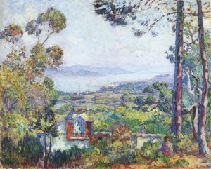 View of Saint Tropez by Henri Lebasque Oil Painting
