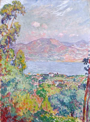 View of the Gulf at Saint Tropez painting by Henri Lebasque