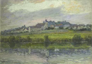 Village by the River Oil painting by Henri Lebasque