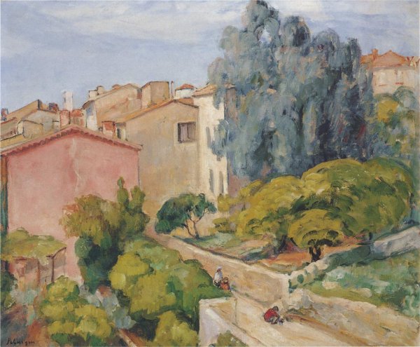 Main Product Photo of Village in Summer Painting by Henri Lebasque