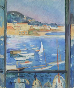 Window Overlooking the Port by Henri Lebasque - Oil Painting Reproduction