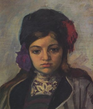 Young Child in a Turban by Henri Lebasque Oil Painting