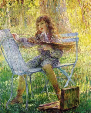 Young Painter by Henri Lebasque Oil Painting