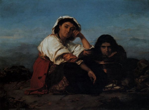 Main Product Photo of Les Repos Painting by Henri Lehmann