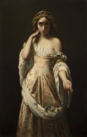 Ophelia by Henri Lehmann Oil Painting