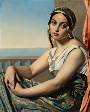 Young Female by Henri Lehmann Oil Painting