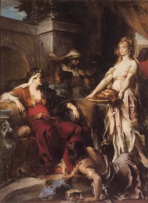 Herodiade Oil painting by Henri Leopold Levy