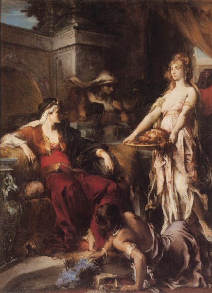 Herodiade by Henri Leopold Levy - Hand-Painted Oil Painting Reproduction