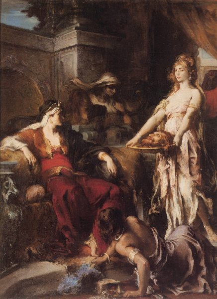 Herodias  by Henri Leopold Levy - Hand-Painted Oil Painting Reproduction