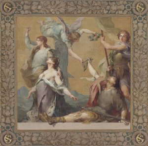 La mort de Roland by Henri Leopold Levy Oil Painting