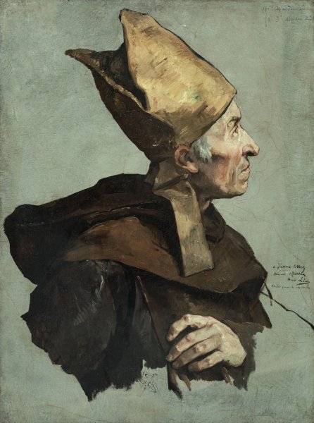 Un eveque  by Henri Leopold Levy - Hand-Painted Oil Painting Reproduction