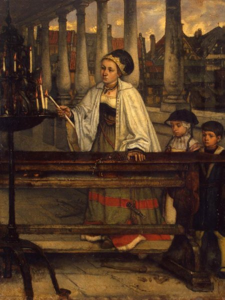 Vow by Henri Leys - Hand-Painted Oil Painting Reproduction