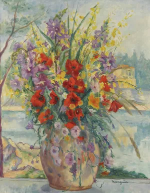 Fleurs Des Champs by Henri Manguin Oil Painting