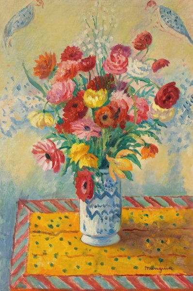 Main Product Photo of Les Renoncules  Painting by Henri Manguin