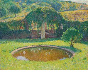 Bassin Et Tonnelle Sud-Ouest Du Parc De Marquayrol by Henri Martin Oil Painting