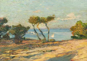 Bord de mer aux pins by Henri Martin Oil Painting