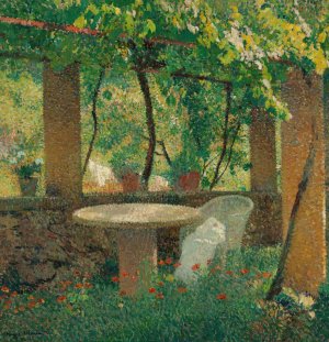 Charmille by Henri Martin Oil Painting
