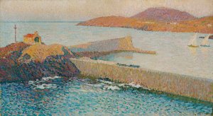 Collioure, La Chapelle Sur La Digue by Henri Martin Oil Painting