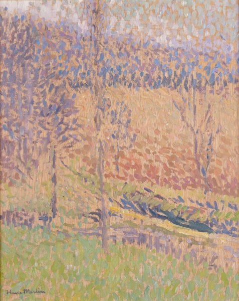 Dans le Brouillard  by Henri Martin - Hand-Painted Oil Painting Reproduction