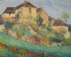 La Grande Maison De La Combe a Labastide-Du-Vert En ete by Henri Martin Oil Painting