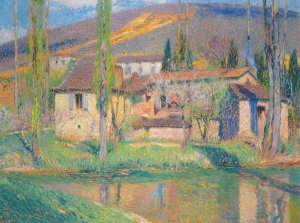 Labastide-Du-Vert by Henri Martin Oil Painting