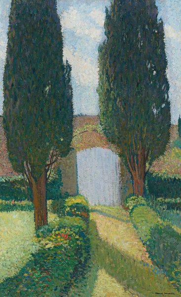 Le Jardin De Marquayrol  by Henri Martin - Hand-Painted Oil Painting Reproduction